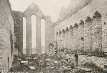 Ardfert Cathedral, photographed by Robert French for the William Lawrence Photographic Studio